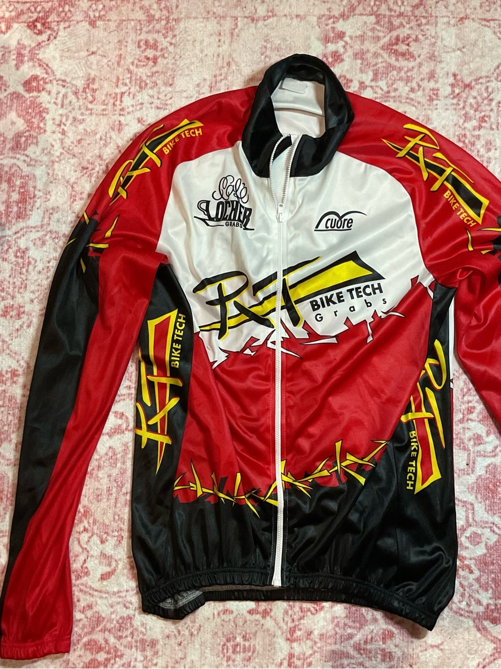 Red & Black Bike Tech Cycling Jacket